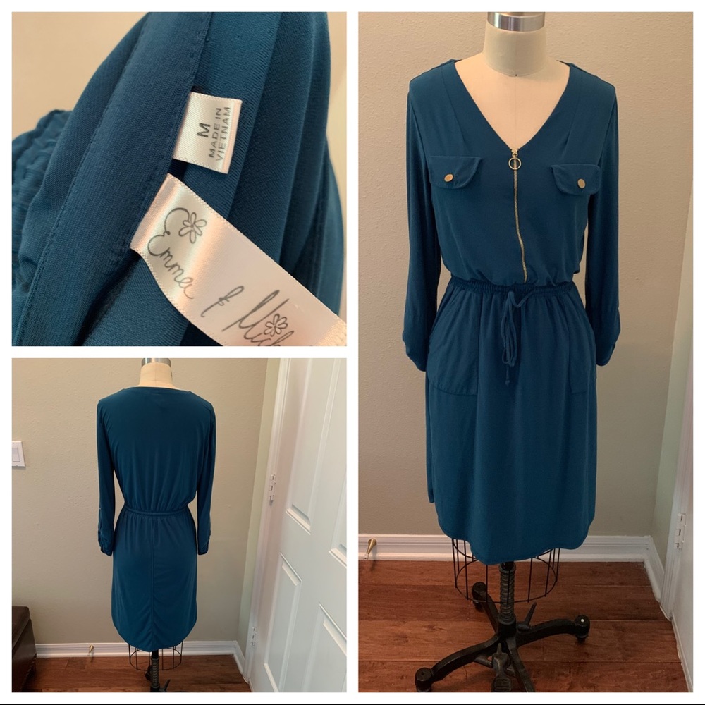 Teal dress